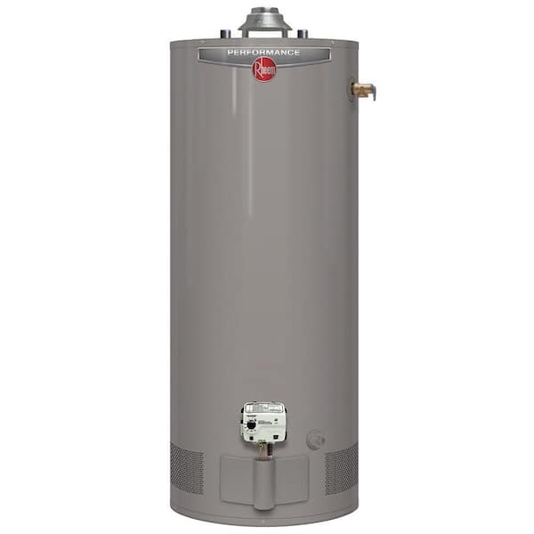 Rheem Performance 40 Gal. Short 6 Year 34,000 BTU Natural Gas Tank Water Heater