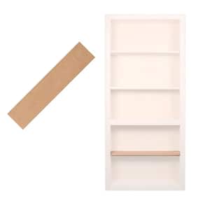 32 in. Cherry Extra Shelf Accessory for 32 in. Bookcase Door