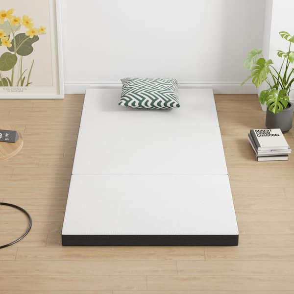 Bexa Twin Medium Firm Memory Foam Topper 3 in Folding Mattress