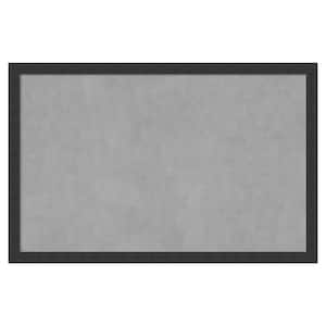 Mezzanotte Black 34 in. x 22 in. Framed Magnetic Board