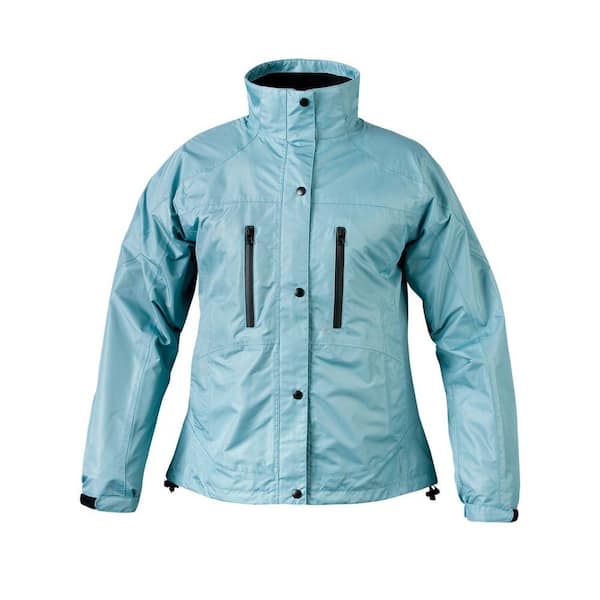 Mossi Ladies RX Aqua Blue Medium Rain Jacket