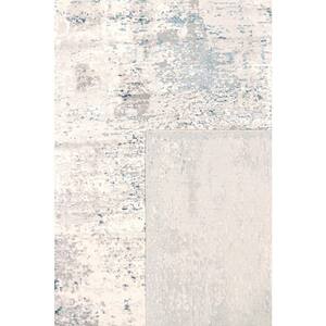 Stella Beige/Light Grey 6 ft. x 9 ft. Abstract Area Rug