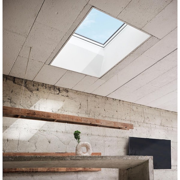 DXW 34-3/4 in. x 34-3/4 in. Fixed Deck-Mounted Walkable Skylight