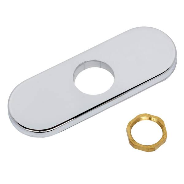 American Standard Serin 8 in. Metal Deck Plate in Polished Chrome ...