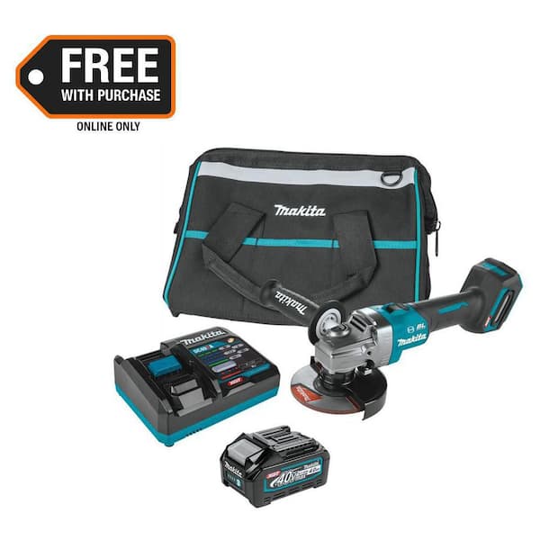 40V Max XGT Brushless Cordless 4-1/2/5 in. Angle Grinder Kit with Electric Brake (4.0Ah)