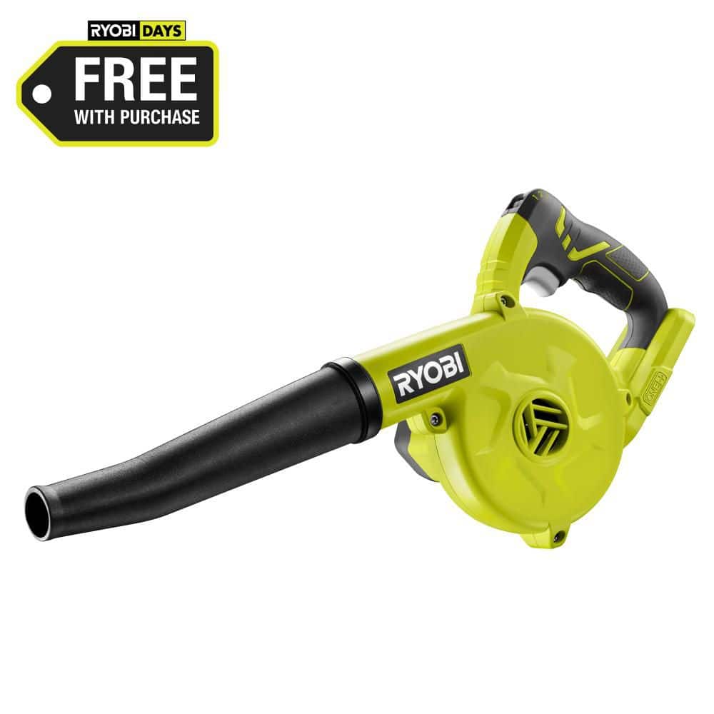RYOBI ONE+ 18V Cordless Compact Workshop Blower (Tool Only) P755