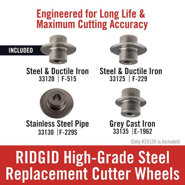 RIDGID 33120 F-515 Pipe Cutter Wheel for sale online 