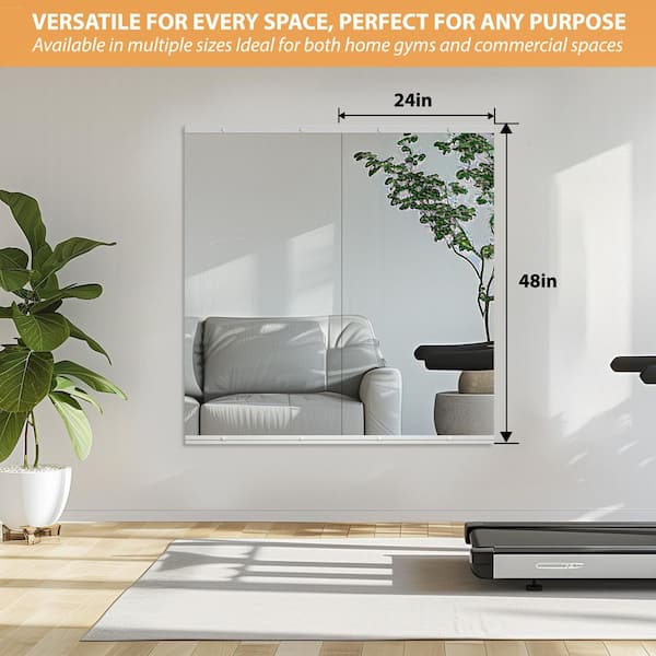 SHAPE PRODUCTS Medium Rectangle Mirror (36 in. H x 30 in. W