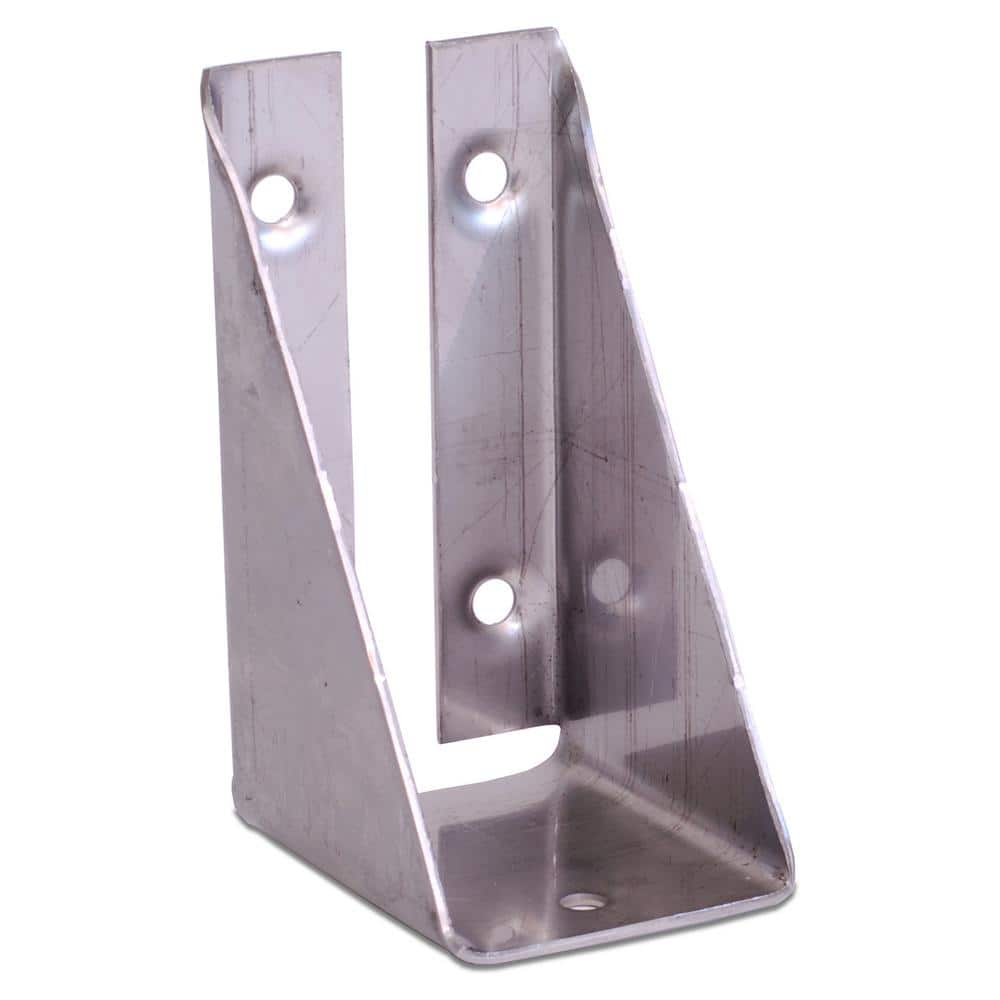 Unfinished 316 Stainless Steel Bracket with Screws for Fence Section to Dec