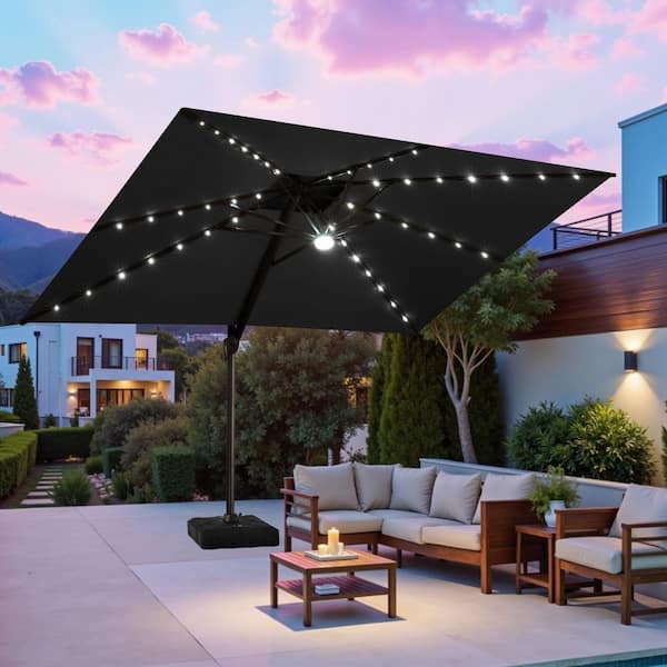 at home patio umbrellas Open-Box Square Umbrella Clearance - PURPLE LEAF 10ft Patio Umbrella 200cc minibike Color:Black/ Camo