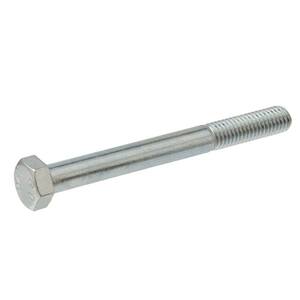 M8-1.25 x 16 mm Zinc-Plated Steel Hex Bolts (2-Pack)