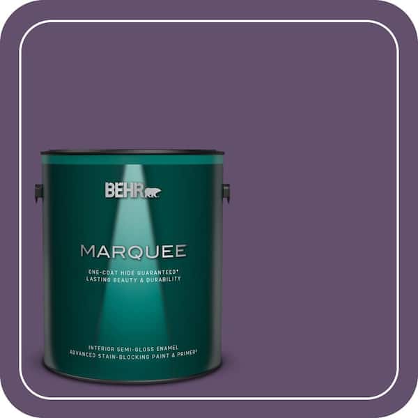 BEHR MARQUEE 1 gal. #660D-7 Blackberry Farm Semi-Gloss Enamel Interior Paint & Primer