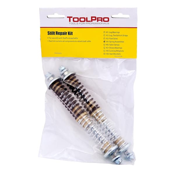 ToolPro Replacement Spring Assemblies Kit for Adjustable Drywall Stilts