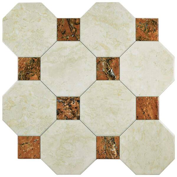 Merola Tile Opal Rubi 17-3/4 in. x 17-3/4 in. Ceramic Floor and Wall Tile (17.87 sq. ft. / case)