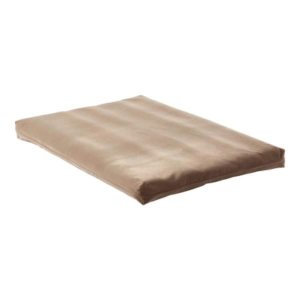 Happy Hounds Cooper Extra Large Deluxe Latte Reversible Microfiber Crate Pad