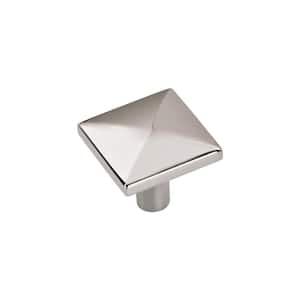 Extensity 1-1/8 in. (29 mm) Polished Chrome Square Cabinet Knob (10-Pack)