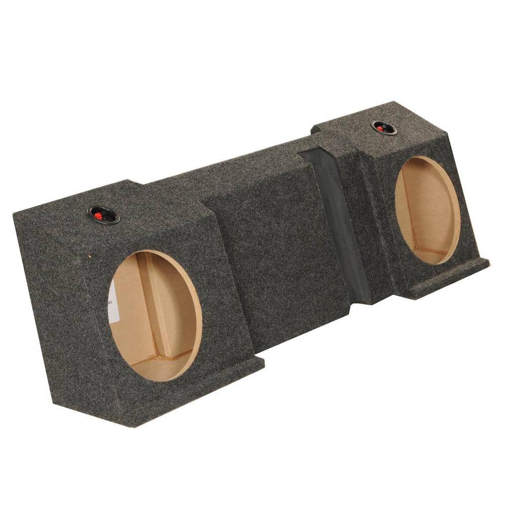 Q POWER NEW GMC Avalanche Underseat Dual 10 in. Subwoofer Sub Box