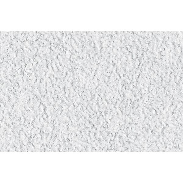 USG Ceilings Luna 2 ft. x 2 ft. White Pedestal I LayIn Fiberboard