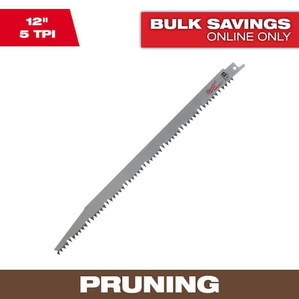 Milwaukee 12 in. 5 TPI Pruning SAWZALL Reciprocating Saw Blade (1-Pack)