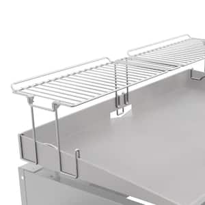 Griddle Warming Rack for 28 in. Griddle, Easy Clip-On Attachment