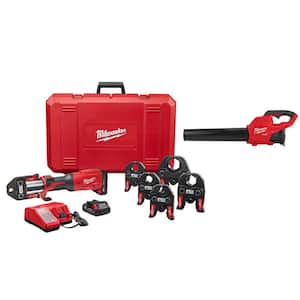 M18 18-Volt Lithium-Ion Brushless Force Logic Press Tool Kit with M18 Fuel Cordless Handheld Blower (2-Tool)