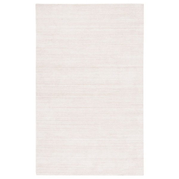 Mirage 10 ft. x 14 ft. Beige/Ivory Striped Marle Solid Color Area Rug