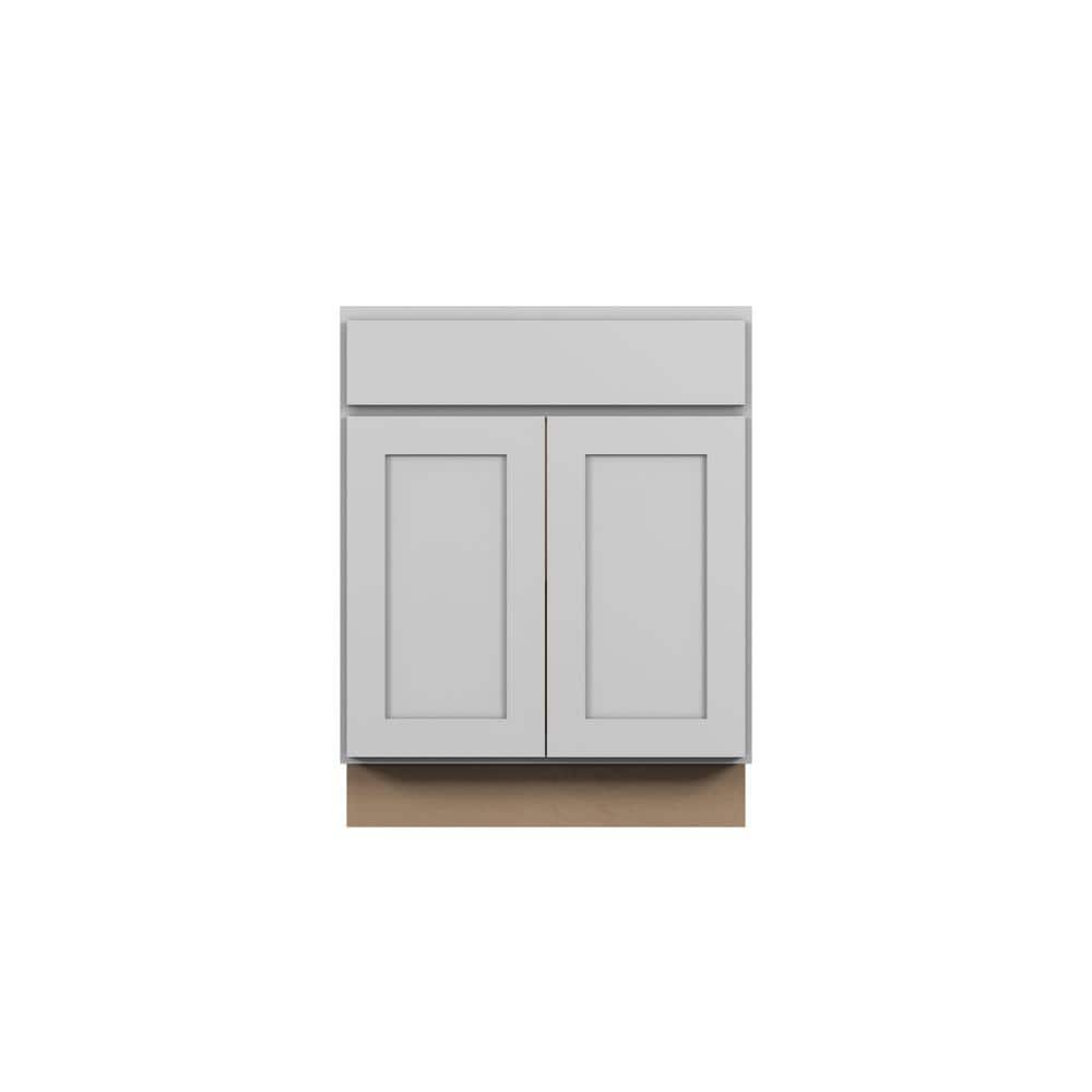 Bedford Shaker 27 in. W x 34.5 in. H x 24 in. D in Painted White Plywood As