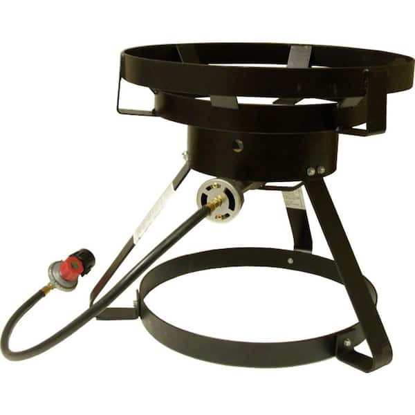 King Kooker 60,000 BTU Portable Propane Gas Cast Burner Outdoor Cooker