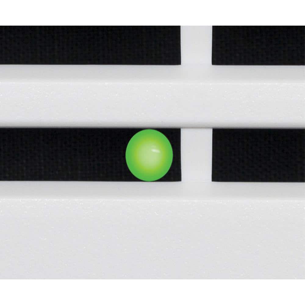Delta Off-White Galvanized Steel LED Exhaust Fan