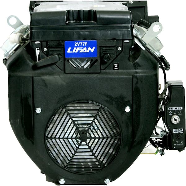 LIFAN 1 in. 24 HP V-Twin Electric Start Keyway Shaft Gas Engine with 24 Amp Charging System