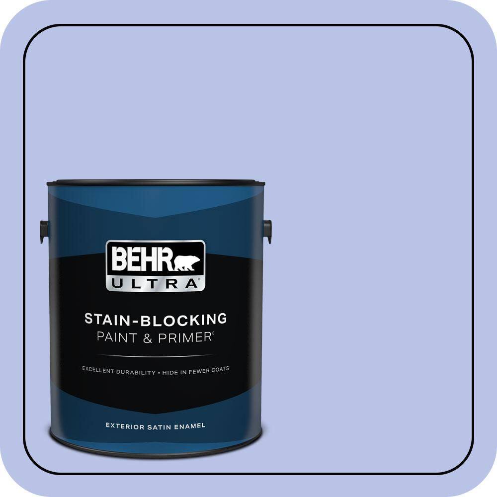 1 gal. #P540-3 Canterbury Bells Satin Enamel Exterior Paint & Primer price history on PriceWatchPro