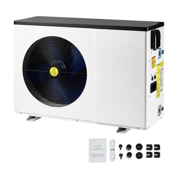 Powered Pool Heater Pump, 35830 BTU, Suitable for 6605-13209GAL Submerged and Elevated Pools, Minimal Sound