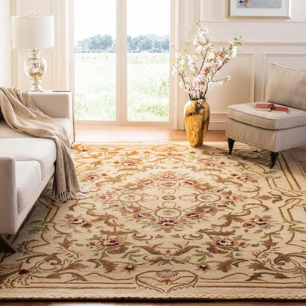 Empire 10 ft. x 14 ft. Beige/Light Gold Oriental Area Rug