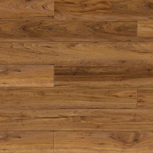 Unbranded Take Home Sample - Lincoln Murdock Pecan Laminate Flooring - 7-5/8 in. x 10 in.