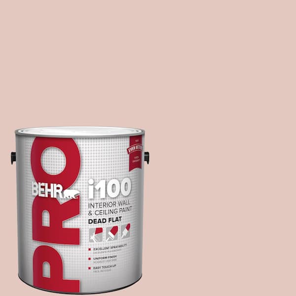 BEHR PRO 1 gal. #S170-2 Rosewater Dead Flat Interior Paint