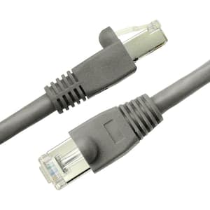 1 ft. Cat6a Snagless Shielded (STP) Network Patch Cable, Gray