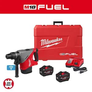 M18 FUEL 18V Lithium-Ion Brushless Cordless 1-9/16 in. SDS-Max Rotary Hammer with (2) 12.0 Ah Battery and Charger