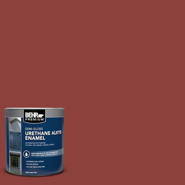 BEHR PREMIUM 1 qt. #PPU2-03 Allure Semi-Gloss Enamel Urethane Alkyd Interior/Exterior Paint
