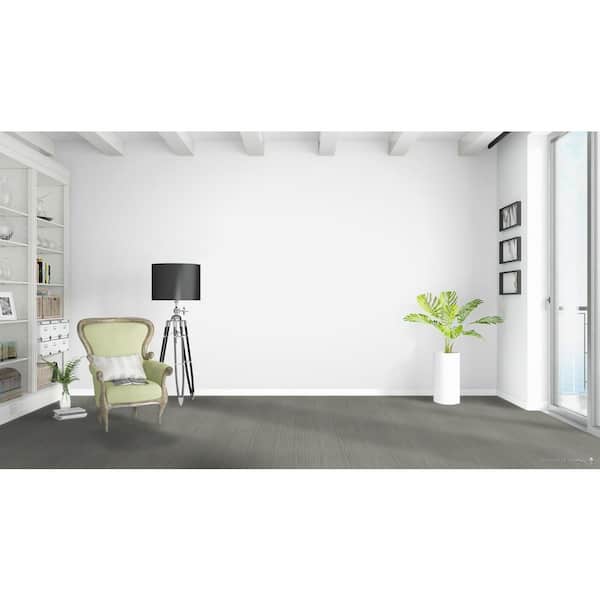Dovetail - Jig - Gray 45 oz. SD Polyester Pattern Installed Carpet