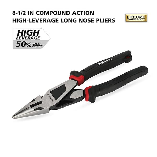 8.5 in. Heavy Duty Long Nose Pliers