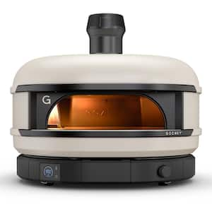 Dome S1 Propane Outdoor Pizza Oven in Bone White