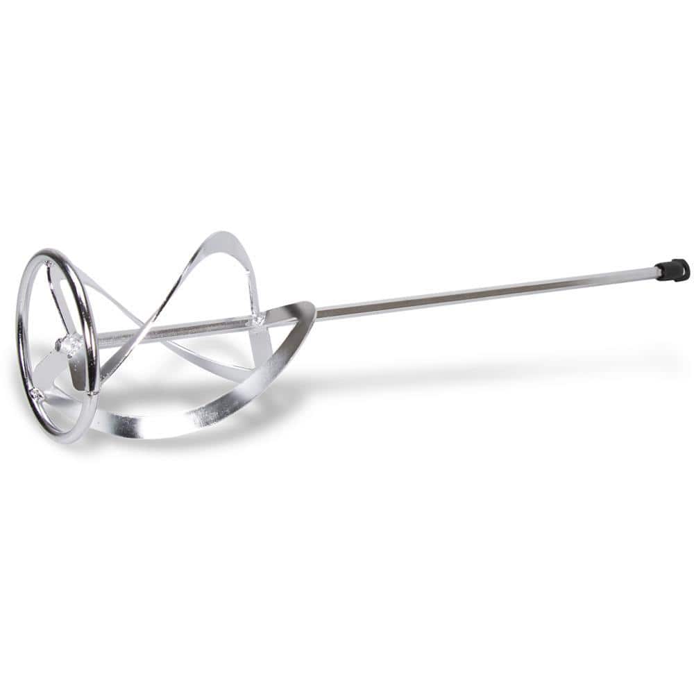 24 inch Quick Paint Mixer Stir Steel Shaft with Aluminum Head for 1/2 inch  Drill