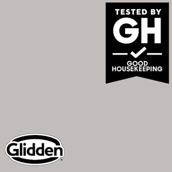 Glidden Premium 1 gal. PPG1005-3 Gray Shadows Satin Interior Latex Paint