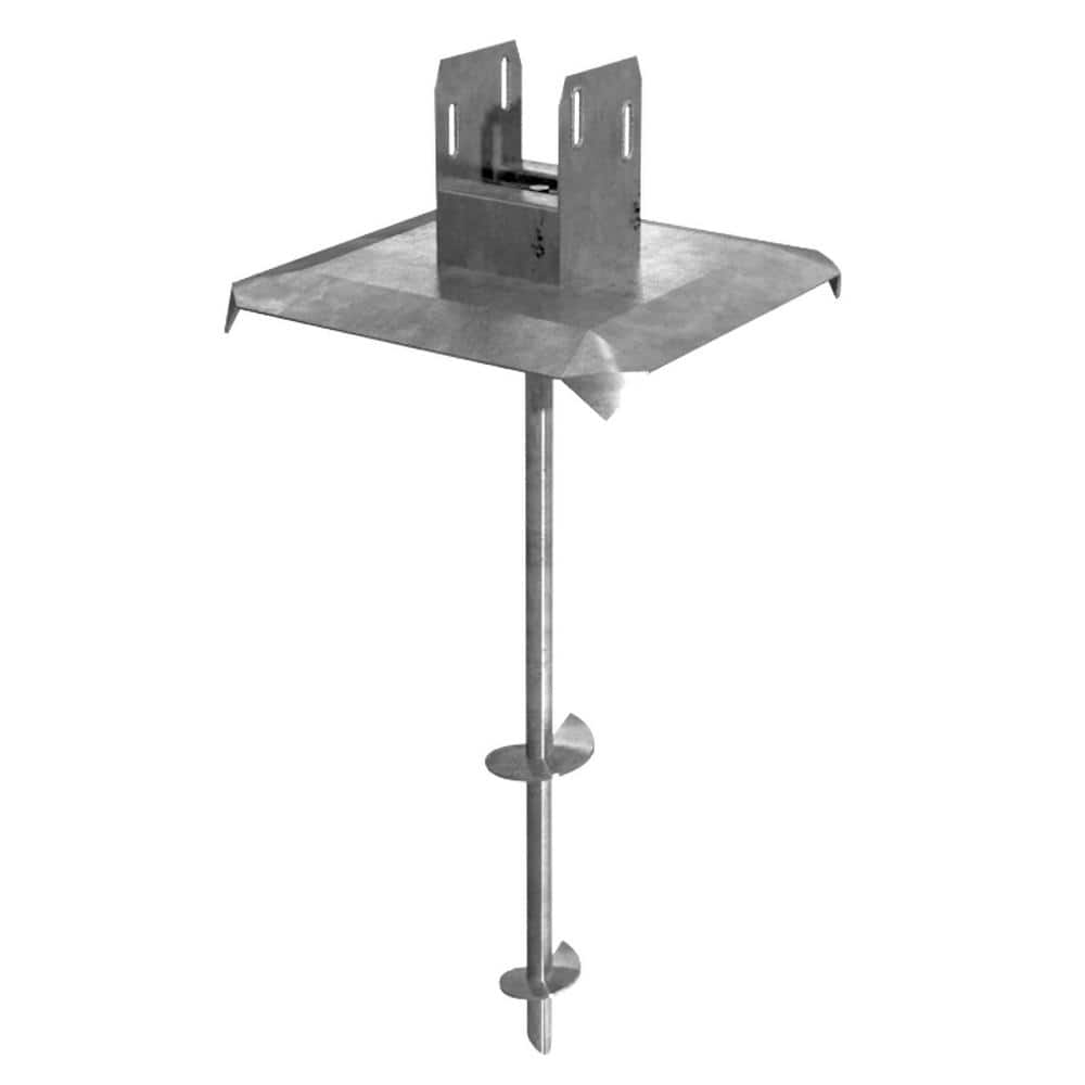 4 in. x 4 in. to 36 in. Steel Deck Foot Anchor