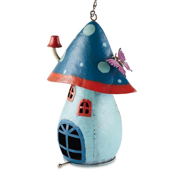 Zingz & Thingz Blue Mushroom Birdhouse