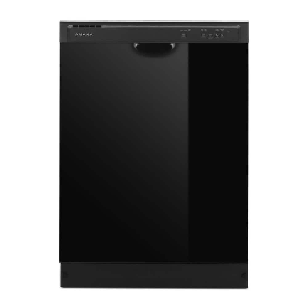 Amana 24 in. Black Built-In Tall Tub Dishwasher 120-Volt