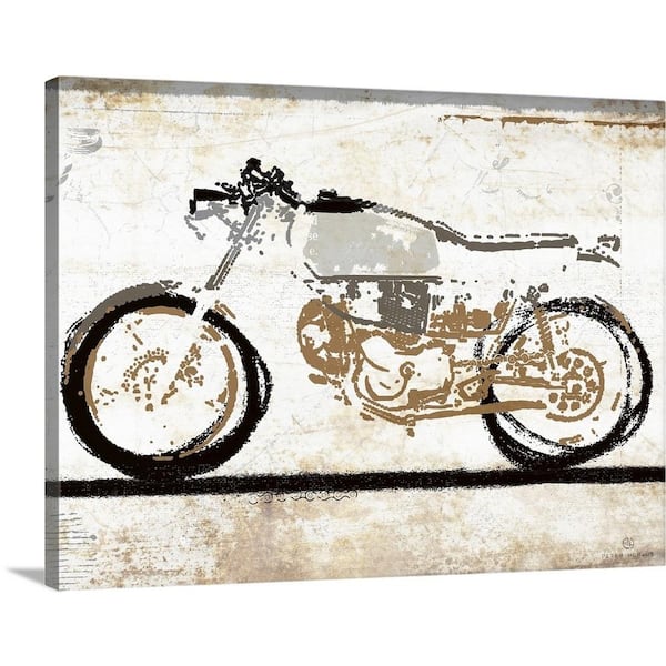 GreatBigCanvas "Vintage Motorcycle 1" by Peter Horjus Canvas Wall Art