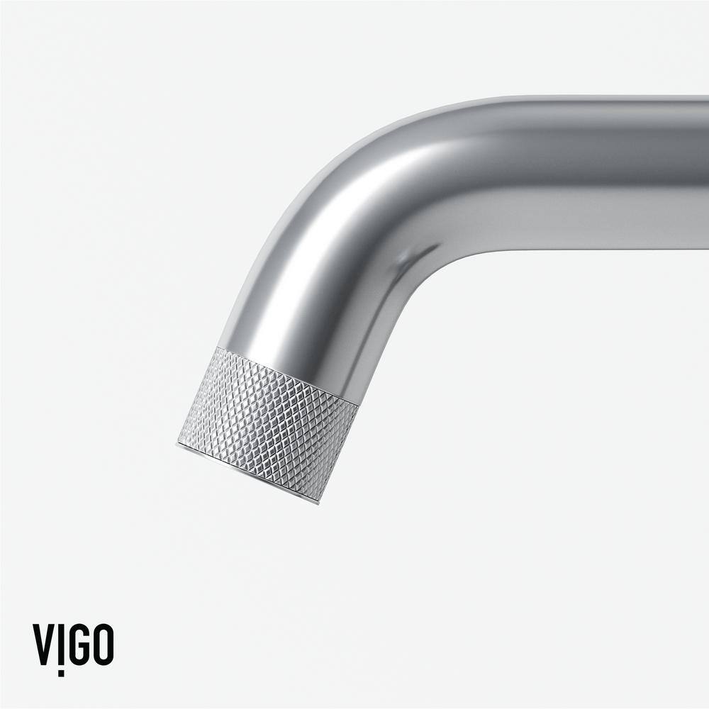 Cass Aerodynamic Wheel Handle Chrome Bathroom Faucet