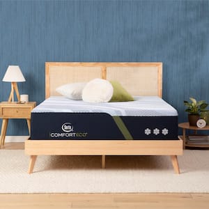 iComfortECO F40HD Twin XL Medium 15 in. Mattress Set with 9 in. Foundation