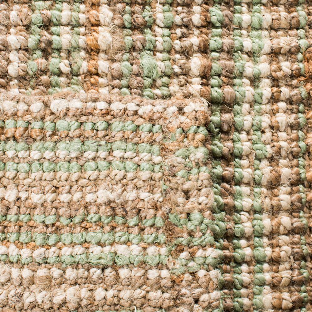 Handwoven Sage and Natural Jute Area Rug